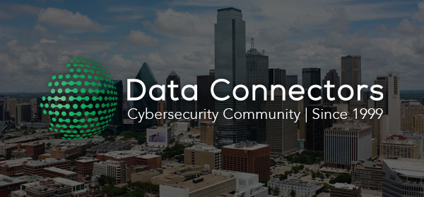 Data Connectors Logo with Dallas Skyline
