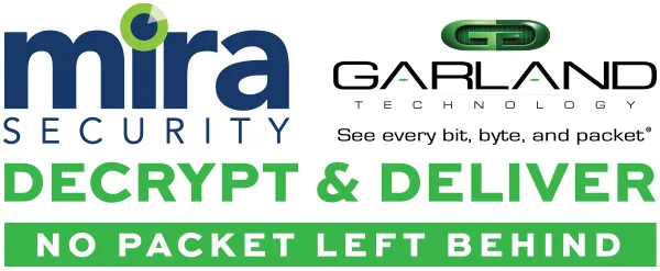 Mira Security and Garland Technology Logos